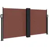 vidaXL Auvent latéral rétractable marron 120x1000 cm