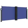 vidaXL Auvent latéral rétractable bleu 100x1000 cm