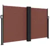 vidaXL Auvent latéral rétractable marron 140x600 cm