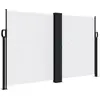 vidaXL Auvent latéral rétractable blanc 140x600 cm
