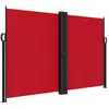 vidaXL Auvent latéral rétractable rouge 160x600 cm