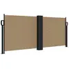 vidaXL Auvent latéral rétractable taupe 100x600 cm
