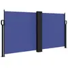 vidaXL Auvent latéral rétractable bleu 120x600 cm
