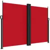 vidaXL Auvent latéral rétractable rouge 180x600 cm