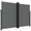 vidaXL Auvent latéral rétractable anthracite 180x600 cm