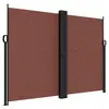 vidaXL Vidaxl Auvent Latéral Rétractable Marron 180x1200 Cm