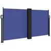vidaXL Auvent latéral rétractable bleu 120x1200 cm