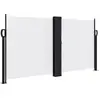 vidaXL Auvent latéral rétractable blanc 120x1200 cm