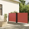 vidaXL Auvent latéral rétractable terre cuite 120x1200 cm