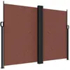 vidaXL Auvent latéral rétractable marron 180x1000 cm