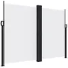 vidaXL Auvent latéral rétractable blanc 180x1000 cm