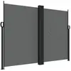 vidaXL Auvent latéral rétractable anthracite 180x1000 cm