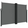 vidaXL Auvent latéral rétractable anthracite 160x1000 cm