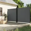 vidaXL Auvent latéral rétractable anthracite 200x1000 cm
