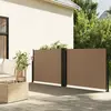 vidaXL Auvent latéral rétractable taupe 140x1000 cm