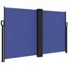 vidaXL Auvent latéral rétractable bleu 140 x 1000 cm