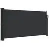 vidaXL Auvent latéral rétractable noir 100x500 cm