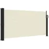 vidaXL Auvent latéral rétractable crème 100x500 cm
