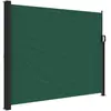 vidaXL Auvent latéral rétractable vert foncé 160x300 cm