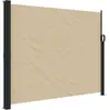 vidaXL Auvent latéral rétractable beige 160x300 cm
