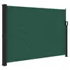 vidaXL Auvent latéral rétractable vert foncé 140x600 cm