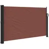 vidaXL Auvent latéral rétractable marron 120x600 cm