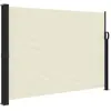 vidaXL Auvent latéral rétractable crème 140x600 cm