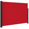 vidaXL Auvent latéral rétractable rouge 140x600 cm