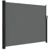 vidaXL Auvent latéral rétractable anthracite 160x500 cm