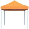 vidaXL Tente de réception pliable escamotable orange 410x279x315 cm