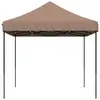 vidaXL Tente de réception pliable escamotable marron 410x279x315 cm