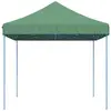vidaXL Tente de réception pliable escamotable vert 410x279x315 cm