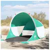vidaXL Tente de plage vert d'eau escamotable imperméable