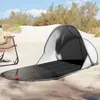 vidaXL Tente de plage gris escamotable imperméable