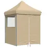 vidaXL Tente de réception pliable escamotable avec 4 parois latérales