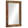 vidaXL Miroir salle de bain 50x70 cm bois massif d'acacia et verre