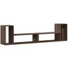 vidaXL Meubles TV 2 pcs chêne marron 75x30x50 cm bois ingénierie