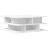 vidaXL Table basse blanc 70x70x29 cm bois d'ingénierie