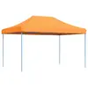 vidaXL Tente de réception pliable escamotable orange 440x292x315 cm