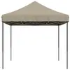 vidaXL Tente de réception pliable escamotable taupe 440x292x315 cm