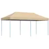 vidaXL Tente de réception pliable escamotable beige 580x292x315 cm