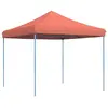 vidaXL Tente réception pliable escamotable terre cuite 292x292x315 cm
