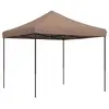 vidaXL Tente de réception pliable escamotable marron 292x292x315 cm