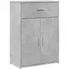 vidaXL Buffet gris béton 60x30x84 cm bois d'ingénierie