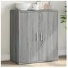 vidaXL Buffet sonoma gris 60x31x70 cm bois d'ingénierie