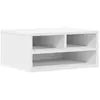 vidaXL Support d'imprimante blanc 49x40x22,5 cm bois d'ingénierie