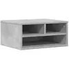 vidaXL Support d'imprimante gris béton 49x40x22,5 cm bois d'ingénierie