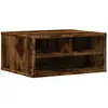 vidaXL Support d'imprimante chêne fumé 49x40x22,5 cm bois d'ingénierie