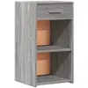 vidaXL Table de chevet sonoma gris 35x34x65 cm bois d'ingénierie
