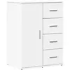 vidaXL Buffet blanc 59x39x80 cm bois d'ingénierie